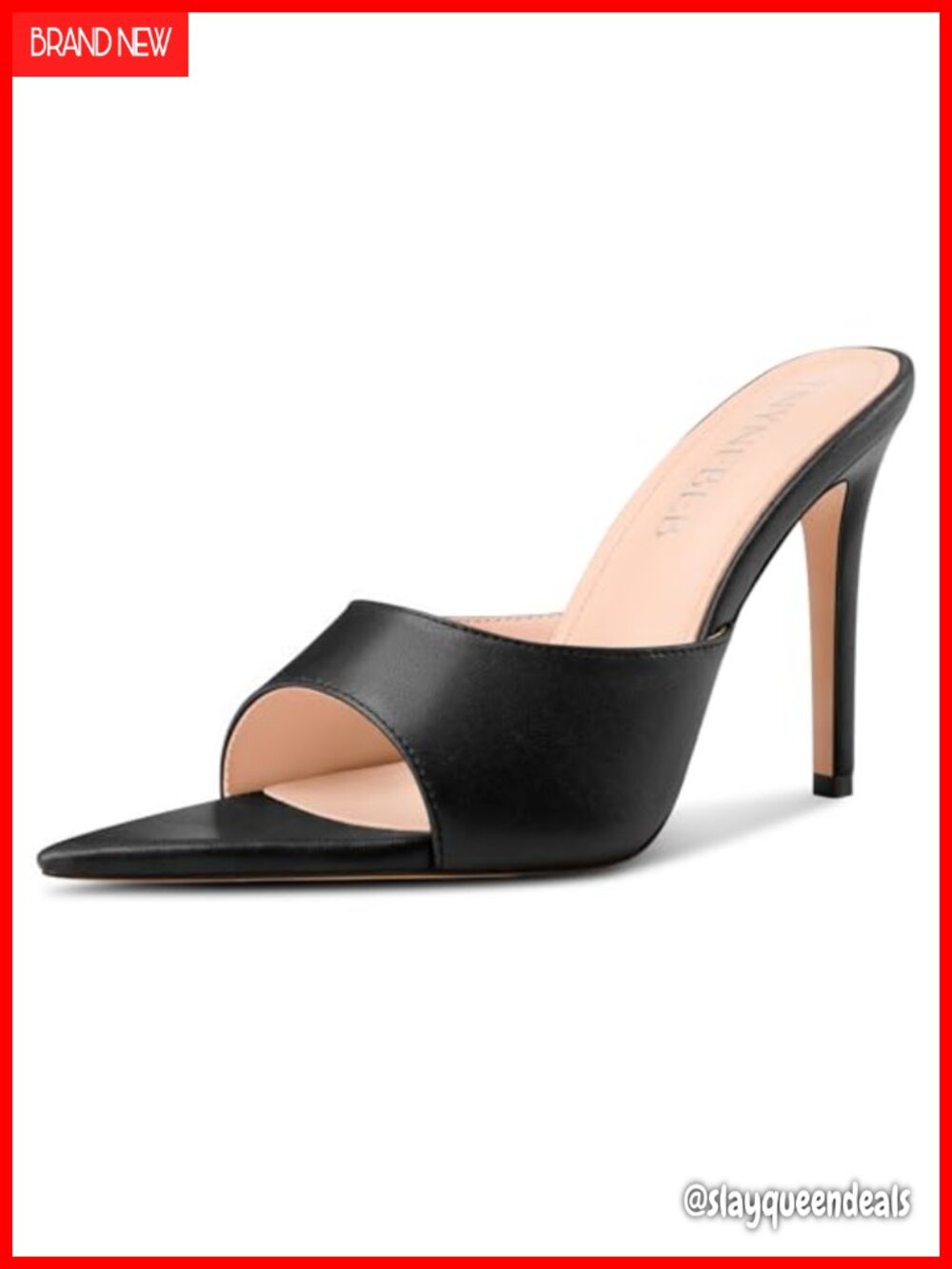 Womens Stiletto High Heel Peep Toe Mules Slingback Wedding Prom Dress Heels
